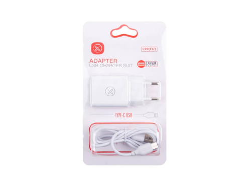 Сетевое ЗУ XO L99(EU) кабель USB Micro 10W белый