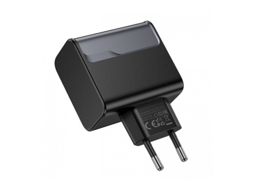 Сетевое ЗУ hoco CS74A кабель USB Type-C - USB-C 45W черный