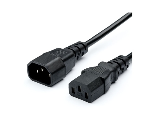 Кабель T&N Casual удлинитель питания IEC 1.8м черный