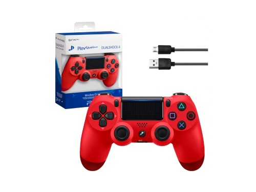 Геймпад беспроводной T&N PlayStation Dualshock 4 аналог красный