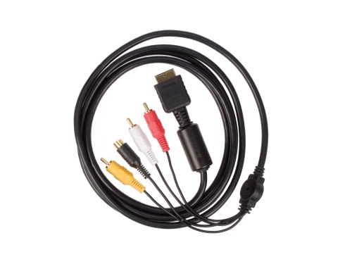 Кабель Sony PlayStation 2/3 RCA-AV (Playstation) 1.5м черный