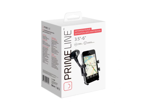 Держатель автомобильный Prime Line 5501 черный