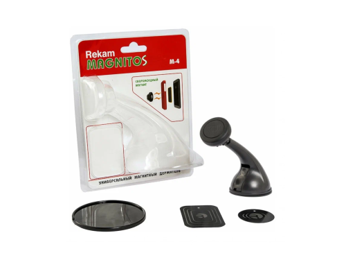 Держатель автомобильный Rekam Magnitos M-4 черный