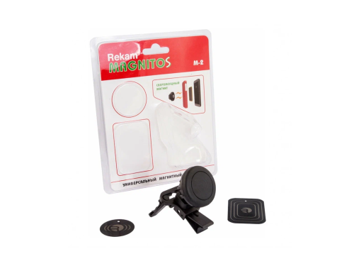 Держатель автомобильный Rekam Magnitos M-2 черный