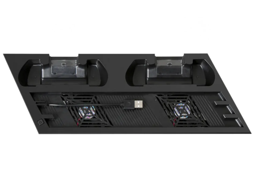 Геймпад  Sony Охлаждающая подставка для PS4 Pro с док станцией для джойстиков черный