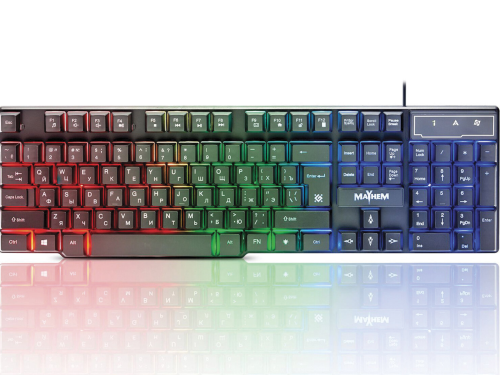 Клавиатура проводная Defender Iron Spot 45320 черный