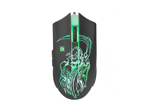 Мышь проводная Defender Ghost GM-190L черный