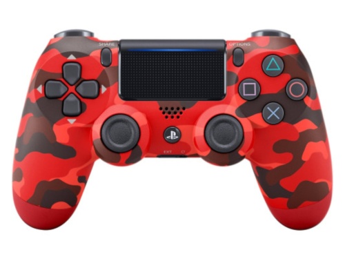 Геймпад беспроводной T&N PlayStation Dualshock 4 аналог хаки красный