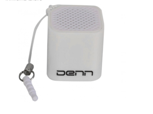 Портативная колонка Denn dbs112 белый S/N 4670015770883