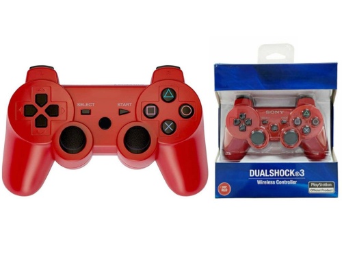 Геймпад беспроводной T&N PlayStation DualShock 3 аналог красный