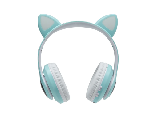 Беспроводные детские наушники T&N KIDS CAT VIV-23M голубой