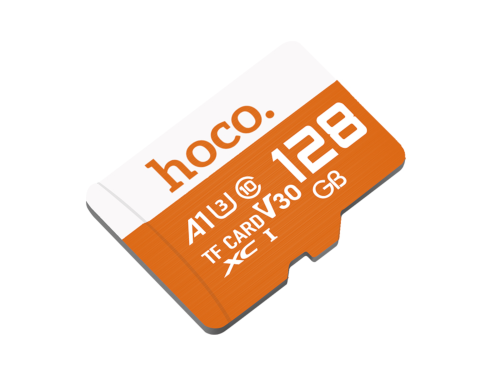 Карта памяти hoco microSDXC Class 10 128 ГБ черный