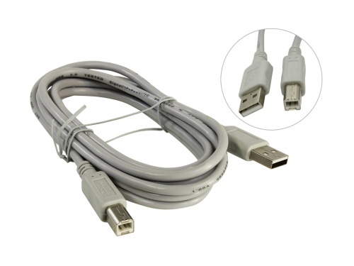 Кабель T&N Casual USB A - USB B 2м серый