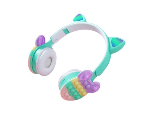 Беспроводные детские наушники T&N KIDS POP IT B30 зеленый